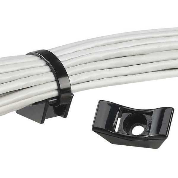 Cable Tie Mount, Screw Applied, PK25
