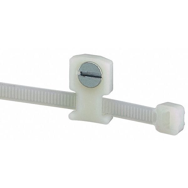 Cable Tie Mount, Screw Applied, PK100