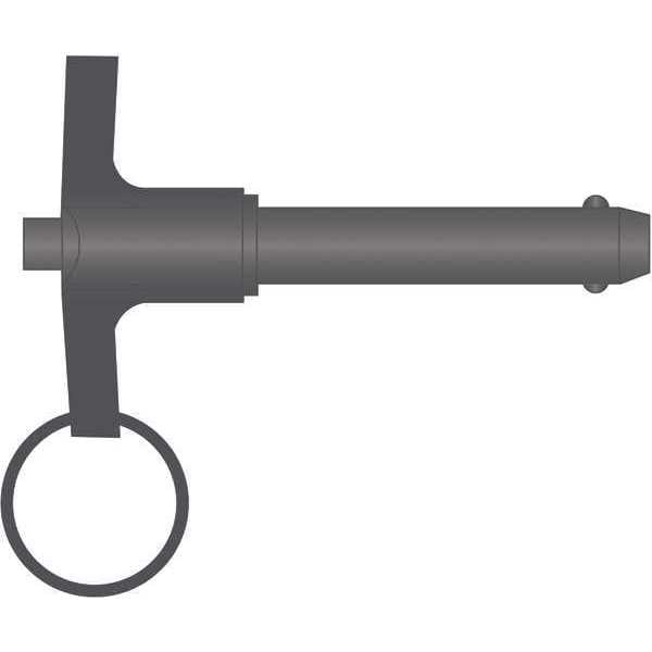Positive Lock, 1/4" x 2-1/2", T-Handle