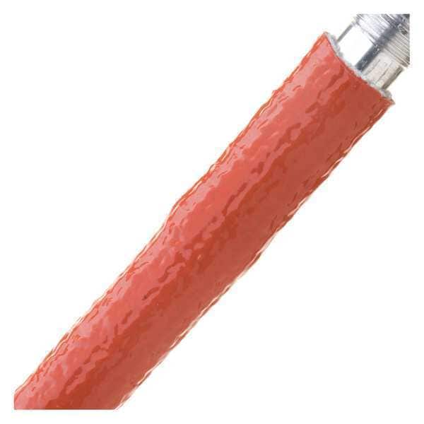 Braided Cable Sleeve, 5/8 in Inside Dia., Fiberglass, Red
