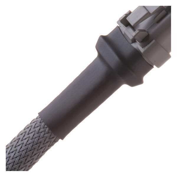Heat Shrink Tube, Heavy Wall, 2:1 I.D. Shrink Ratio, Black, 25 ft