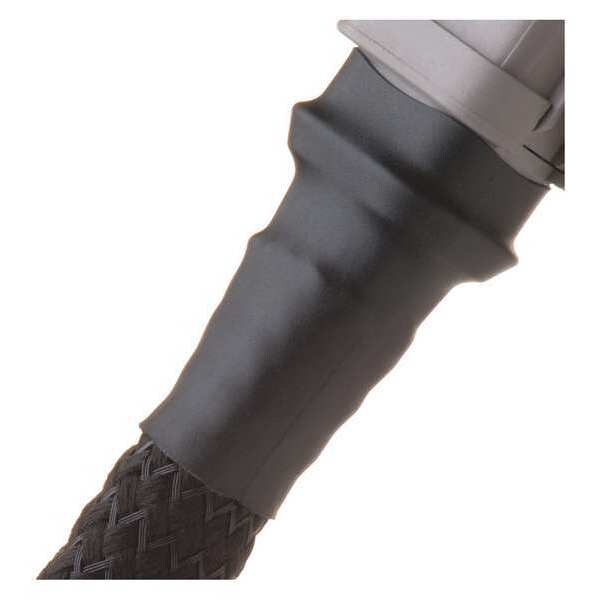 Heat Shrink Tube, Heavy Wall, 2:1 I.D. Shrink Ratio, Black, 25 ft