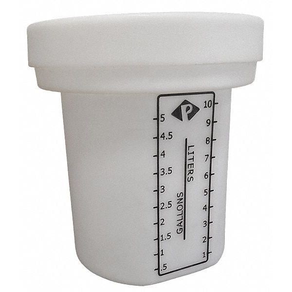 ProChem Process Chemical Tank, Solid Top, Nat, LDPE, 5 Gal