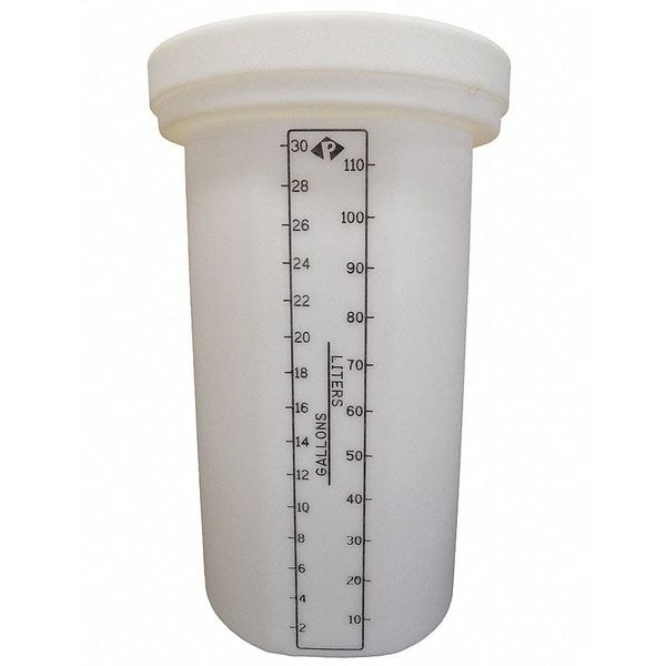 ProChem Process Chemical Tank, Solid Top, Nat, LDPE, 30 Gal