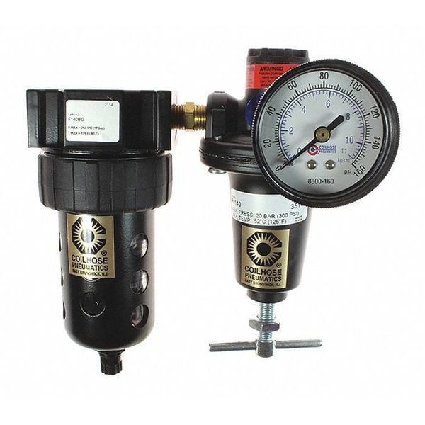 F/R Duo GP Series W/Bowl Guard 1/2"