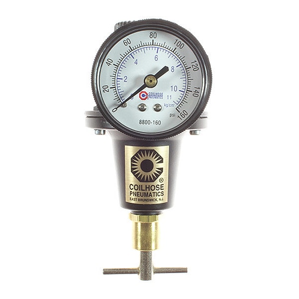 Regulator W/Gauge Tamperproof 1/2"
