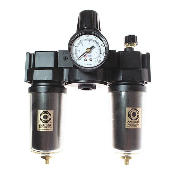 F/R/L Trio Auto Drain Gage Metal Bowl Sight Glass 3/4"
