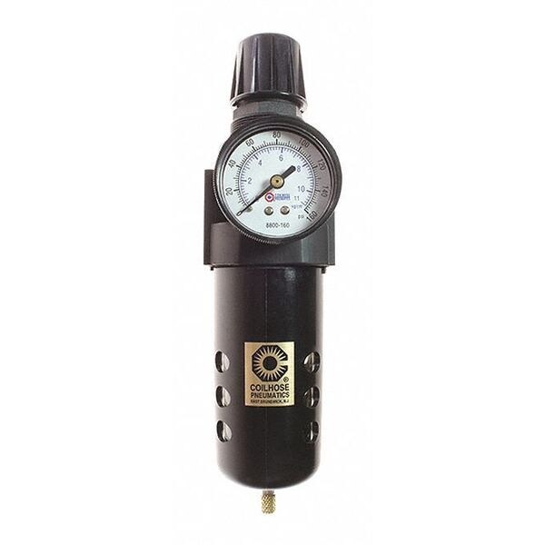 F/R Duo W/Gauge 0-60PSI 1/2"