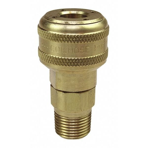 Auto Industrial Coupler 3/8" MPT 1/4"