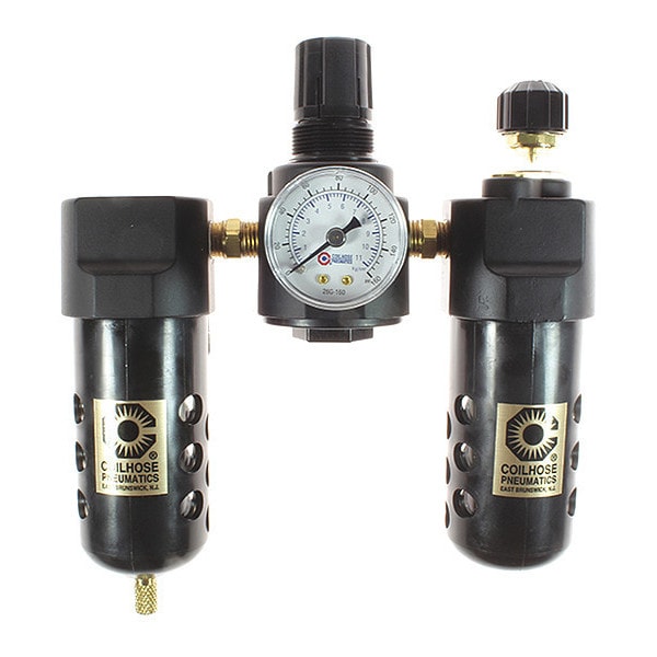 F/R/L Trio W/Automatic Drain Gauge 1/4"