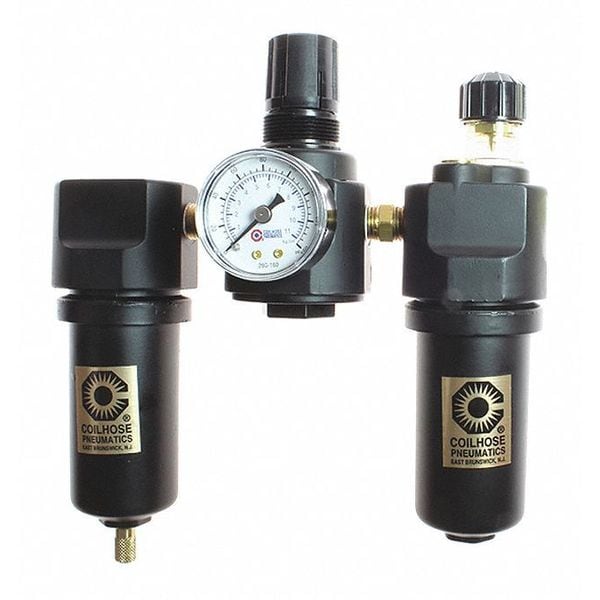F/R/L Trio W/Automatic Drain Gage Metal Bowl 1/4"