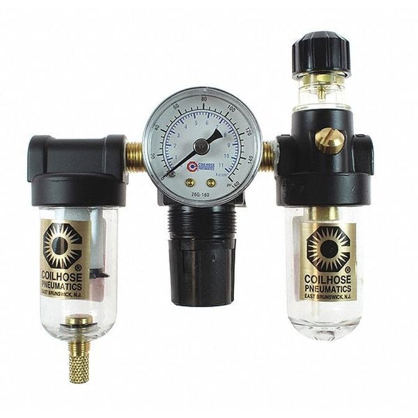 F/R/L Trio Mini W/Gauge 1/4"