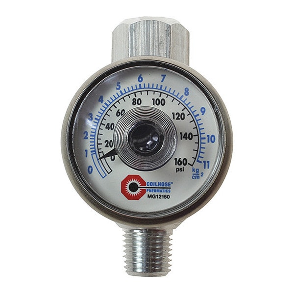 In-Line Flow Regulator W/Gauge 1/4"