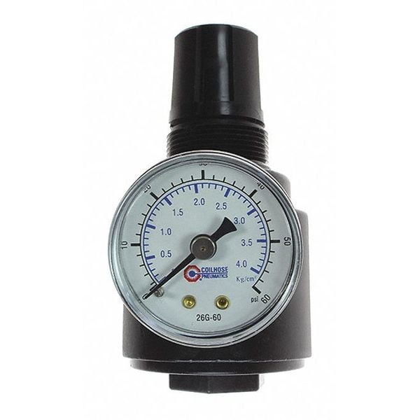 Regulator W/Gauge 0-60PSI 1/4"