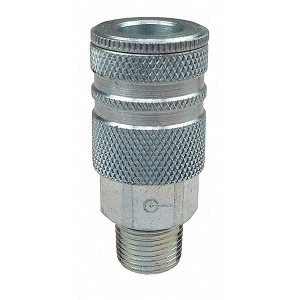 Industrial Coupler 1/2" MPT 3/8"
