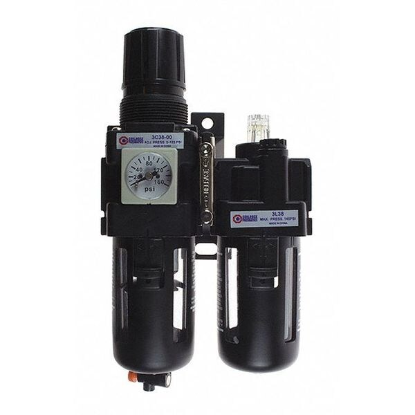 F/R/L Trio Compact 3/8" Manual Square Gage