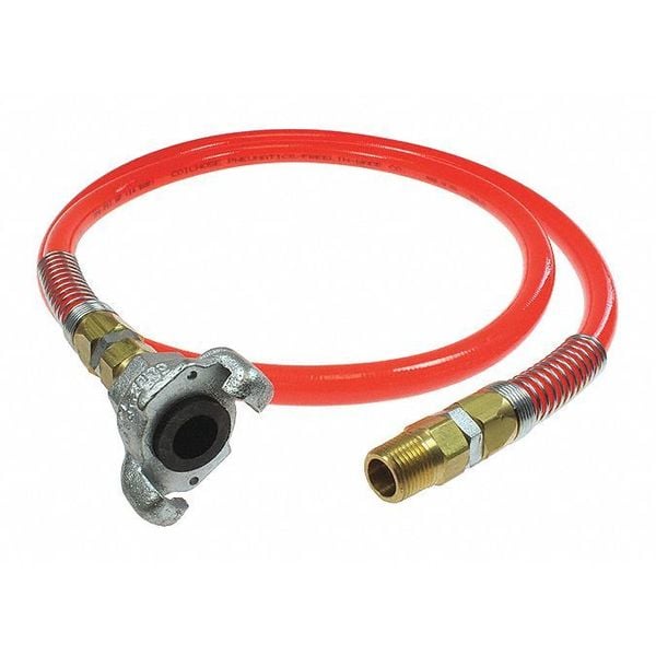 Durawhip 1/2" ID x 6' 1/2" Swivel MPT