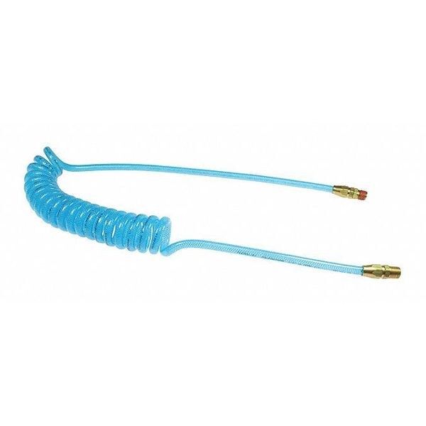 FlexeelCoil 3/8" ID x 25' 1/4" MPT Blue