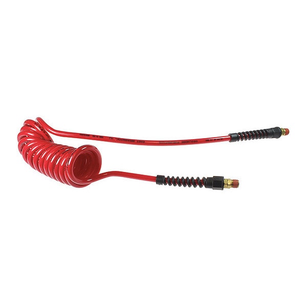 Flexcoil 1/4" ID x 50' 1/4" MPT Swivel Red