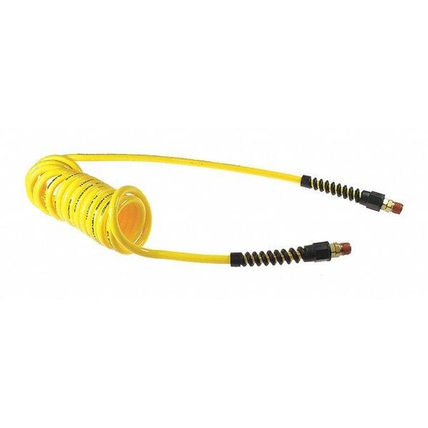 Flexcoil 1/4" ID x 50' 1/4" MPT Swivel Yellow