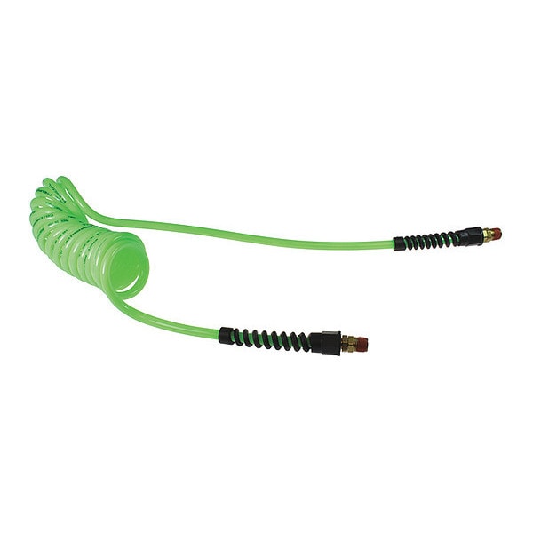 Flexcoil 1/4" ID x 50 Swivel Neon Green