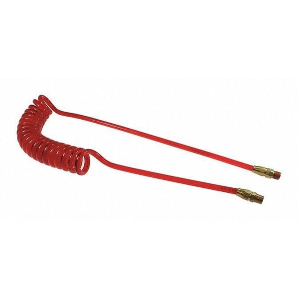FlexeelCoil 3/8" ID x 25' 3/8" MPT Red