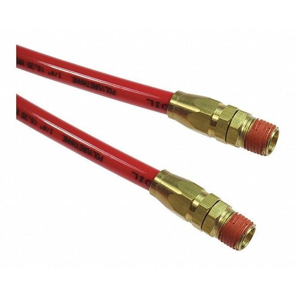 Flexcoil 1/4" ID x 50 Swivel Reuse Red