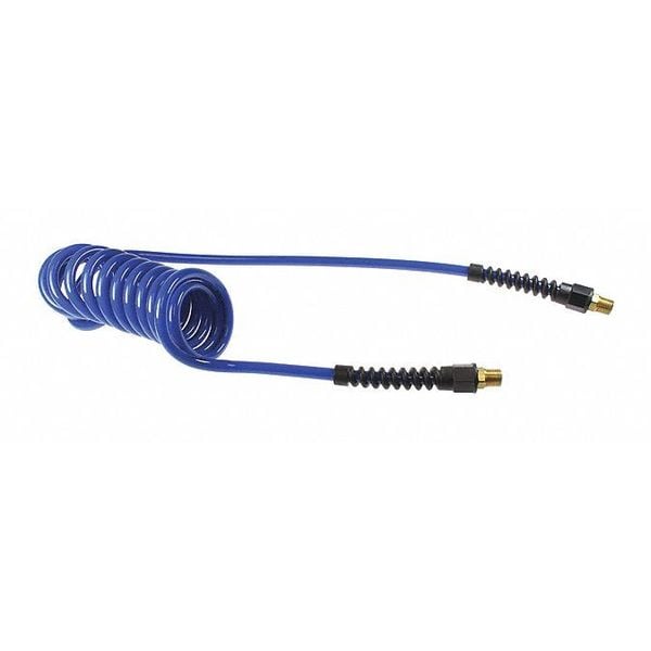 Flexcoil 1/4" ID x 50' 1/4" MPT Rigid Blue