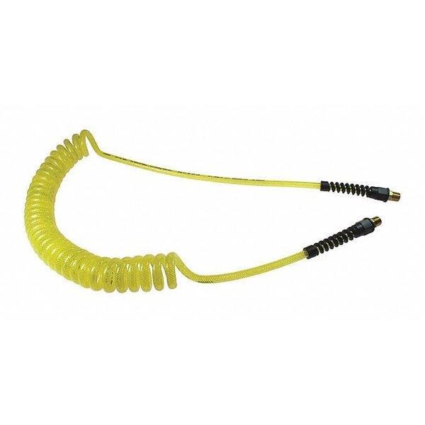 FlexeelCoil 3/8" ID x 25' 1/4" MPT Rigid Yellow