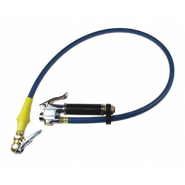 Inflator Gauge Bleeder Clip-On Chuck 10-120PSI