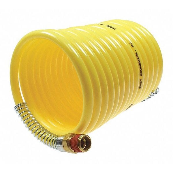 Nylon Coil 3/8" ID x 12' 1/4" MPT Swivel