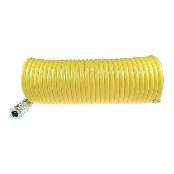 Nylon Recoil 3/8" ID x 50' 1/4" ARO Coupler