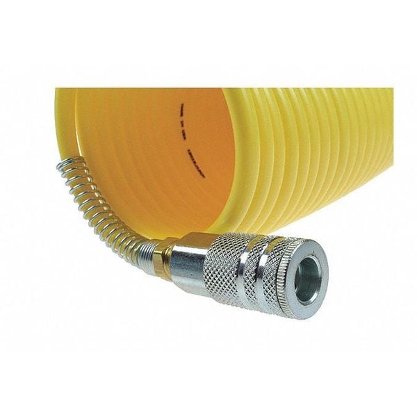 Nylon Recoil 1/2" ID x 25' 1/2" Industrial Coupler