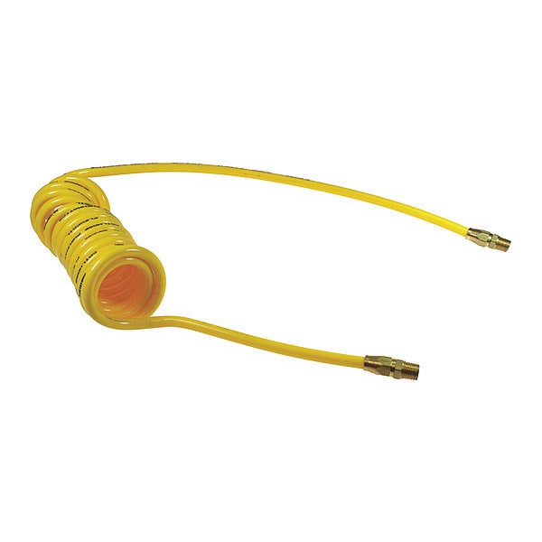 Flexcoil 3/8" ID x 20' 1/4" MPT Rigid Yellow