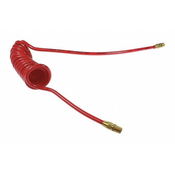 Flexcoil 3/8" ID x 20' 1/4" MPT Rigid Red