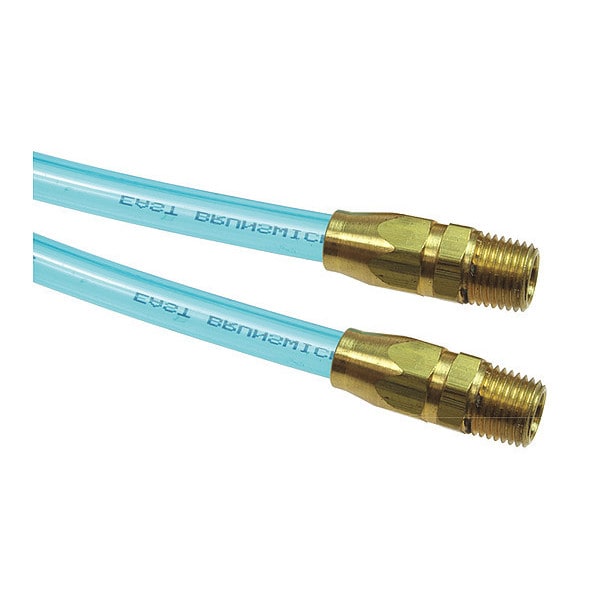 Flexcoil 1/4" ID x 50' 1/4" MPT Rigid Blue