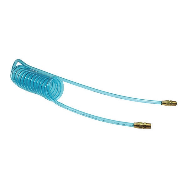 Flexcoil 3/8" ID x 20' 1/4" MPT Rigid Blue