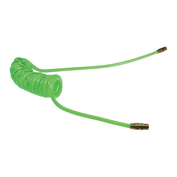 Flexcoil 3/8" ID x 20' 1/4" MPT Rigid Green