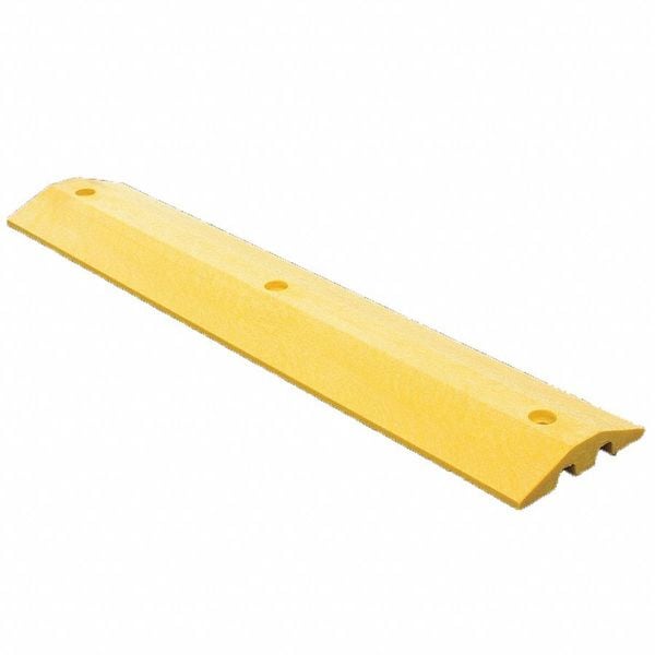 Speed Bump, Plastic, 2 in Height, 48 in Length