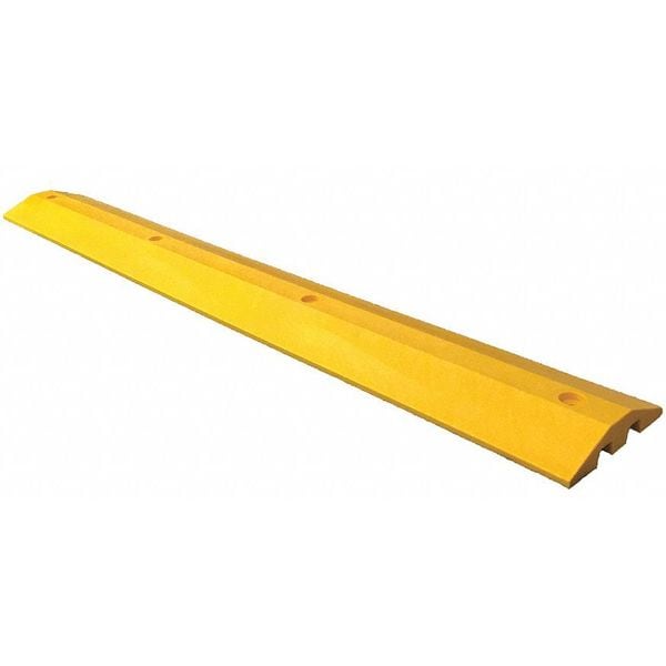 Speed Bump, Plastic, 2 in Height, 72 in Length