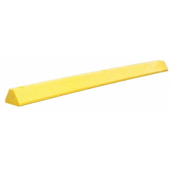 Parking Block, Standard, 6 ft., Yellow, Lags