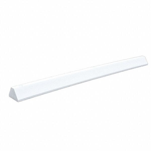 Parking Block, Standard, 6 ft., White, Lags