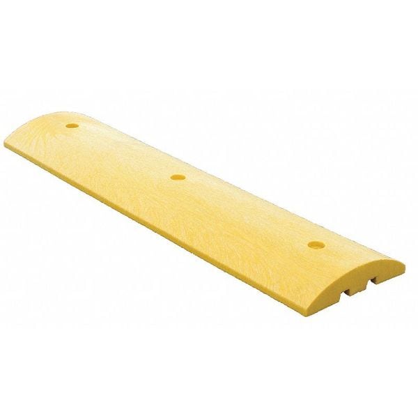 Speed Bump, Plastic, 2 in Height, 48 in Length
