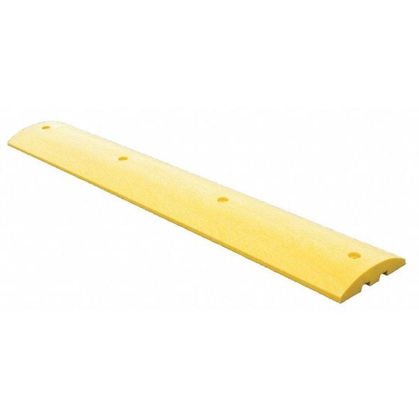Speed Bump, Plastic, 2 in Height, 72 in Length