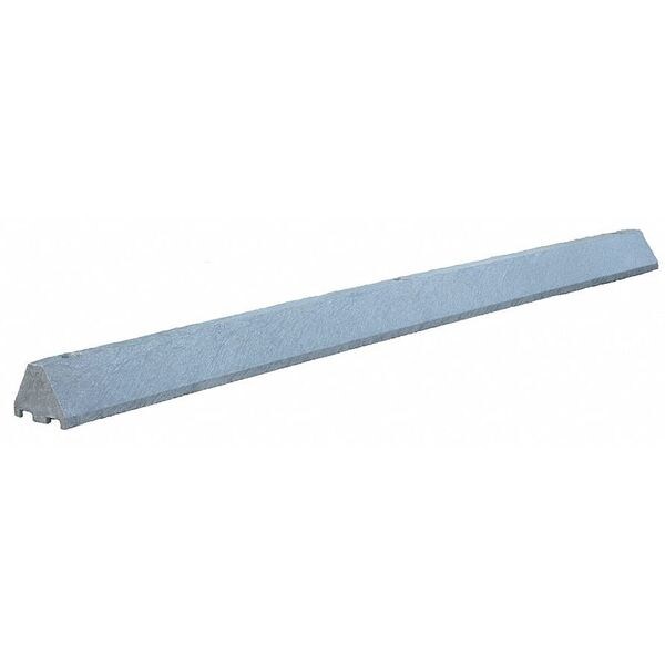 Parking Blocks, 4 in Height, 6 ft Length, Ultra Charcoal