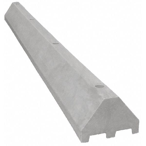 Truck Parking Block, Gray, 8 ft., Spikes