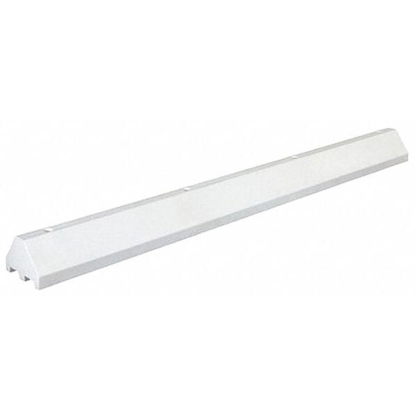 Truck Parking Block, White, 8 ft., Lags