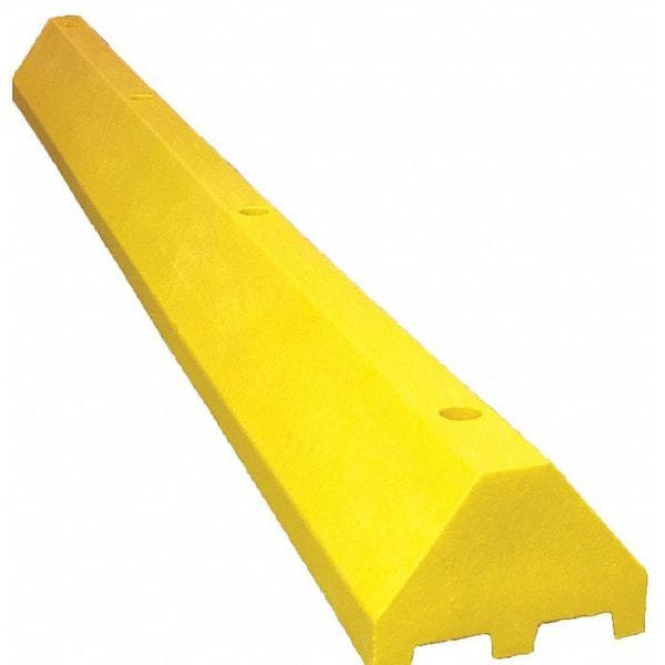 Truck Parking Block, Yellow, 8 ft., Lags
