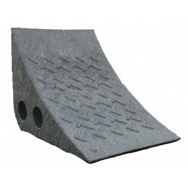 Parking Wheel Chock, Plastic, Charcoal