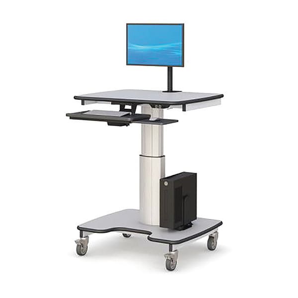Mobile Telescopic Computer Cart